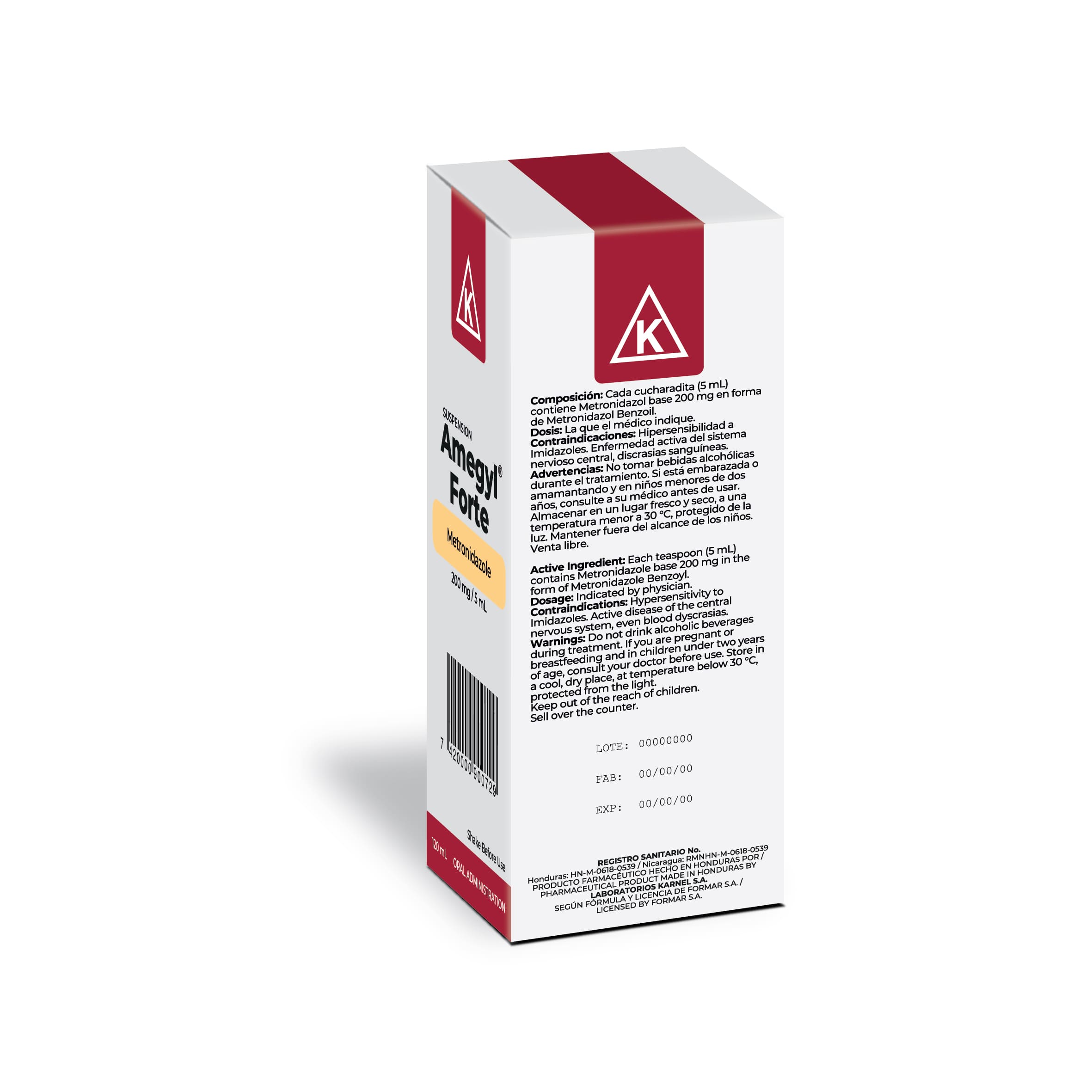 AMEGYL FORTE® 200mg - Imagen 3